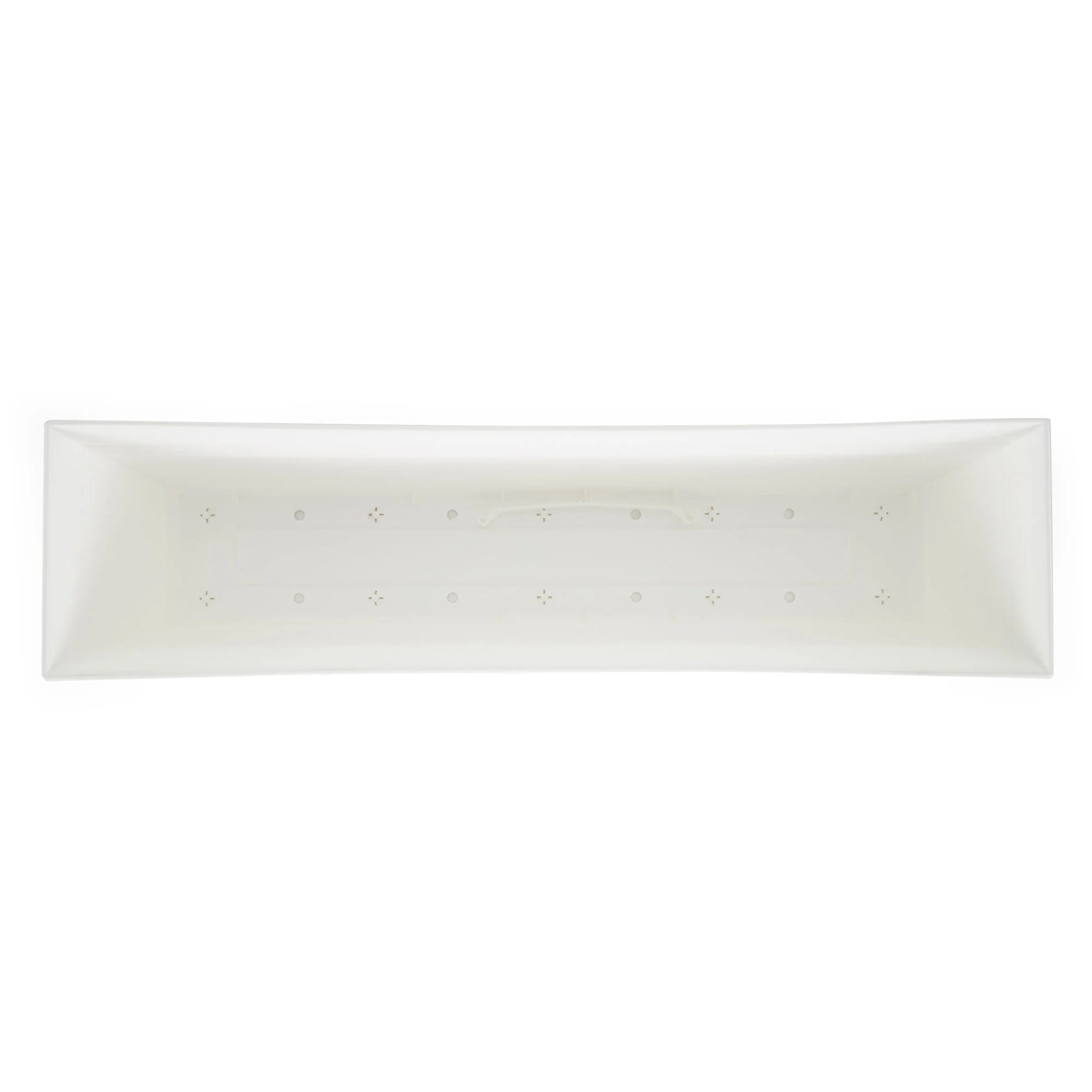 The HC Companies 30 Inch Window Flower Box with Removable Saucer, White (4 Pack) - Image 9