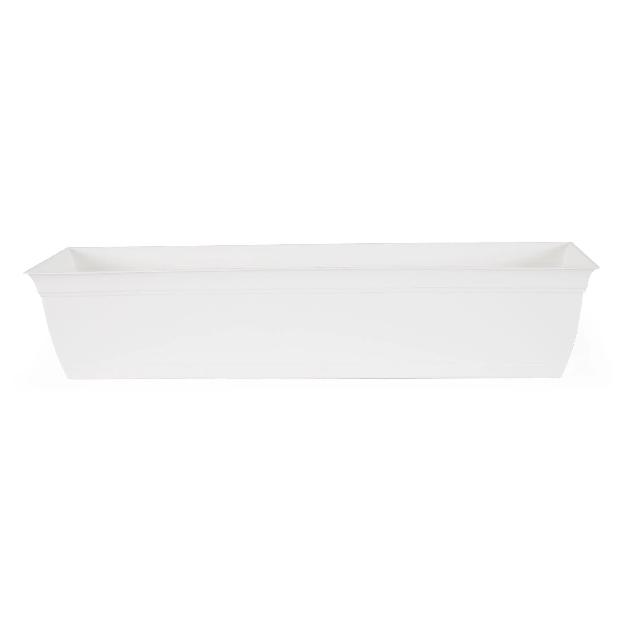 The HC Companies 30 Inch Window Flower Box with Removable Saucer, White (6 Pack) - Image 7