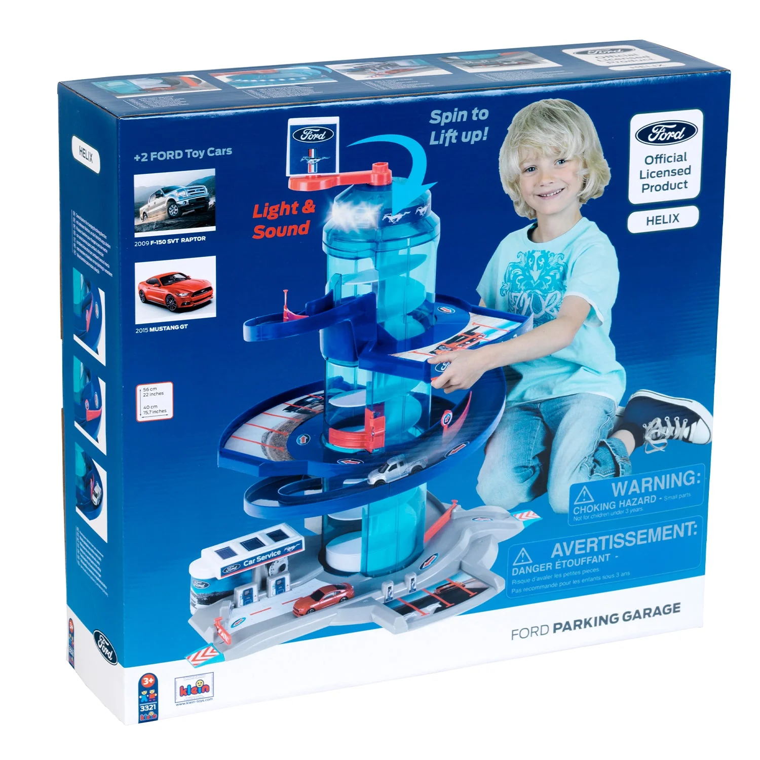 Theo Klein Ford Car Service Helix Parking Garage Toy Playset for Kids 3 and Up - Image 11