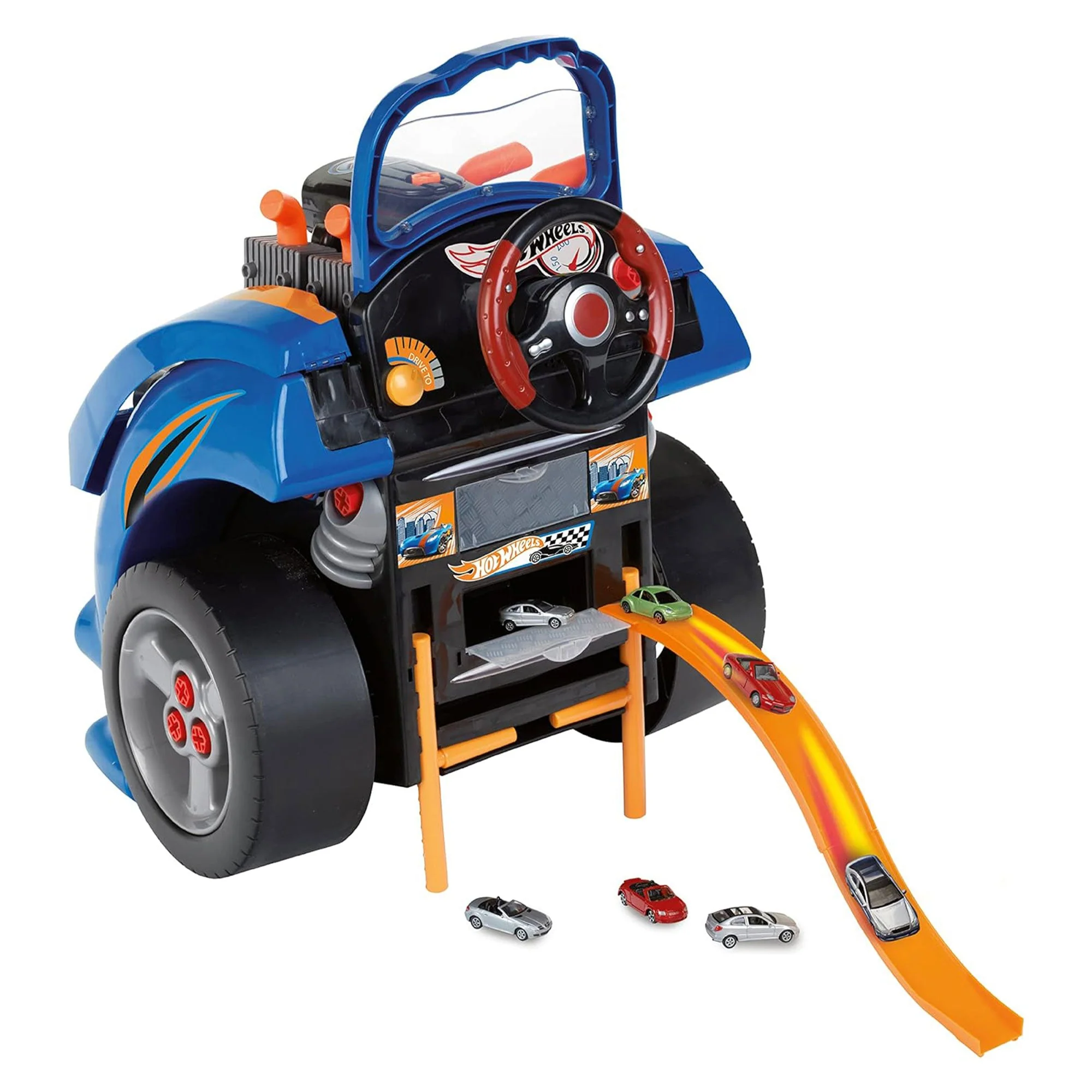 Theo Klein Hot Wheels Automotive Car Engine Interactive Toy Pretend Play Set - Image 12