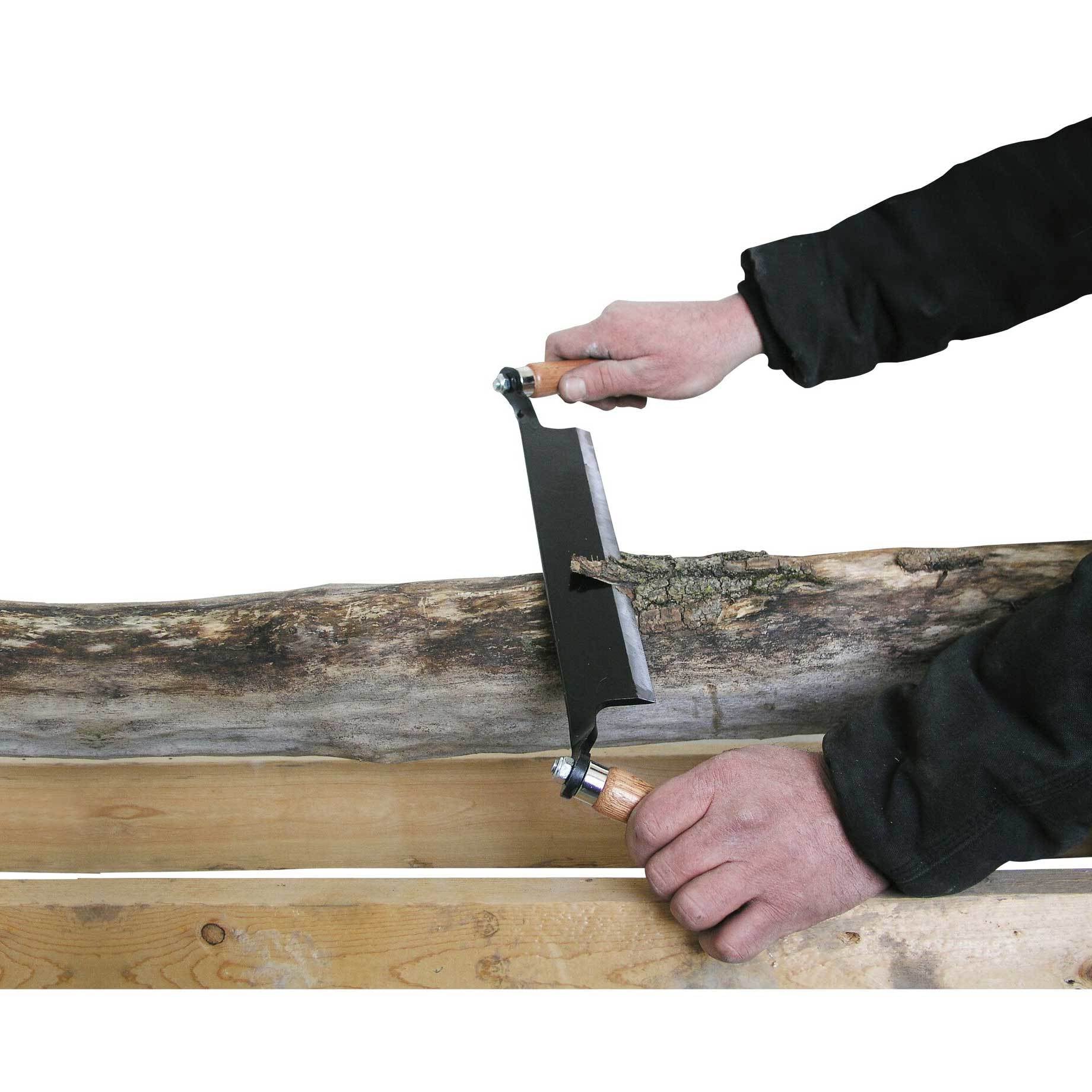 Timber Tuff 10" Straight Wood Blade Draw Shave Knife Woodworking Tool, TMB-10S - Image 2