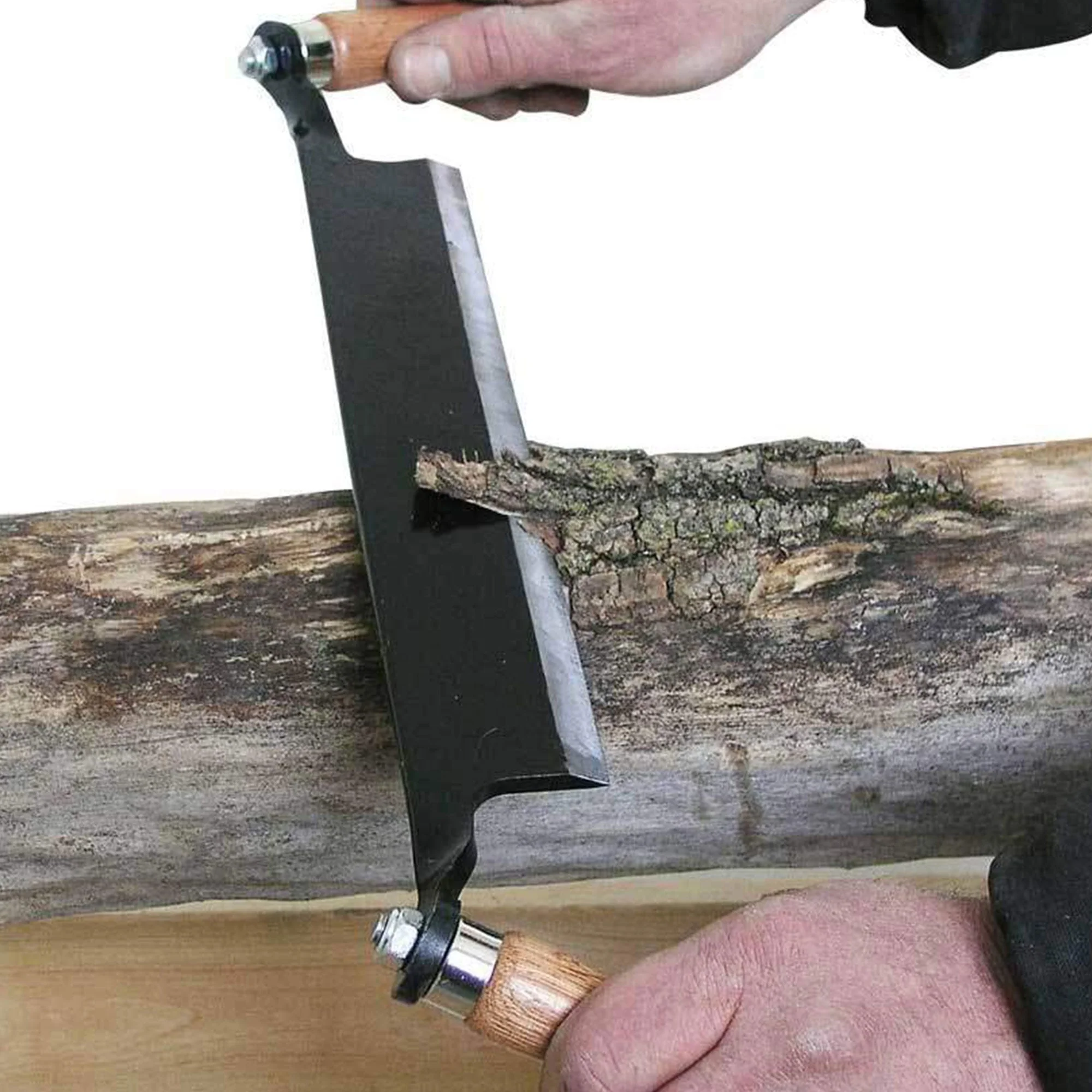 Timber Tuff 8 Inch Straight Draw Shave Tool, Debarking & Woodworking Tool, Black - Image 5