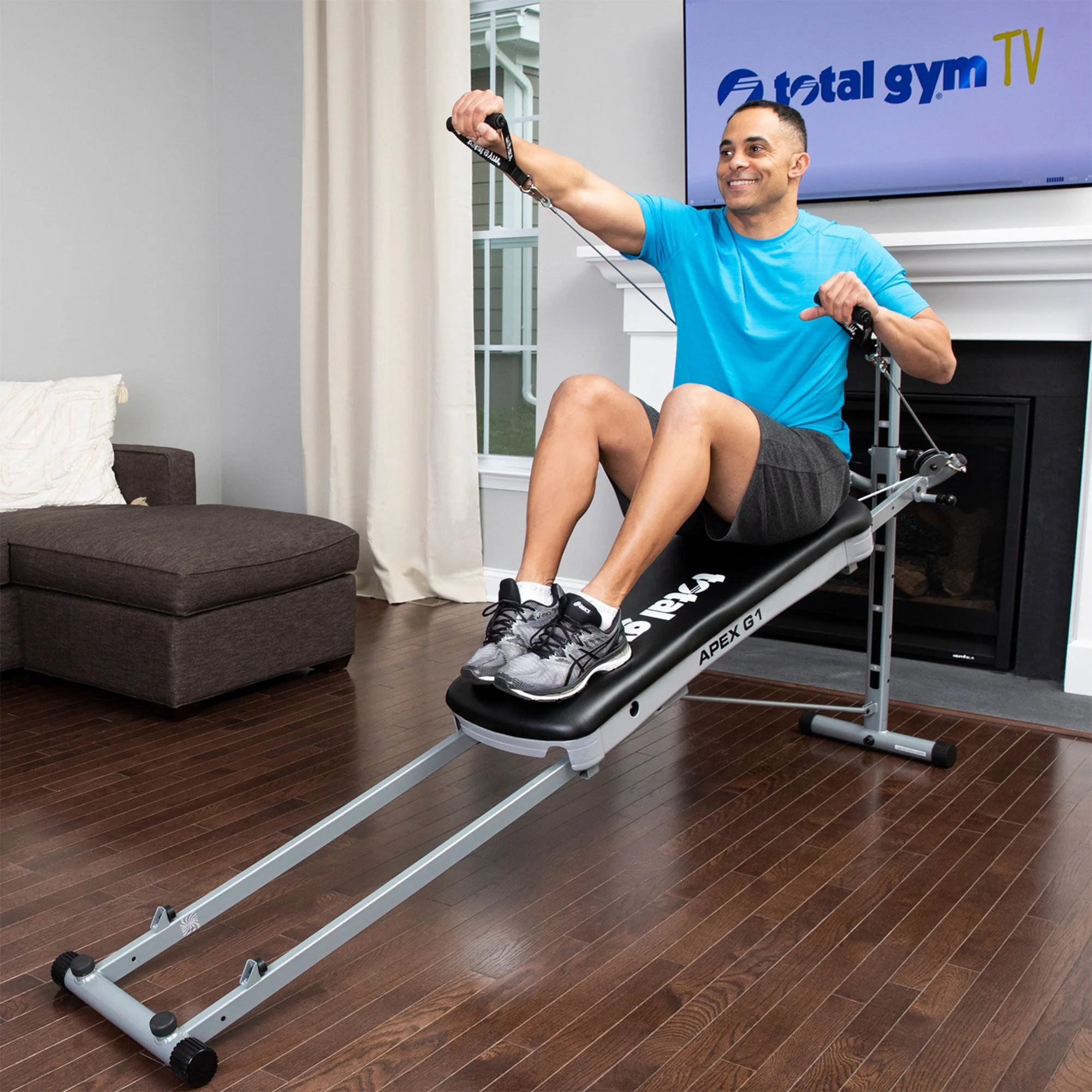 Total Gym APEX G1 Home Fitness Incline Weight Training with 6 Resistance Levels - Image 5