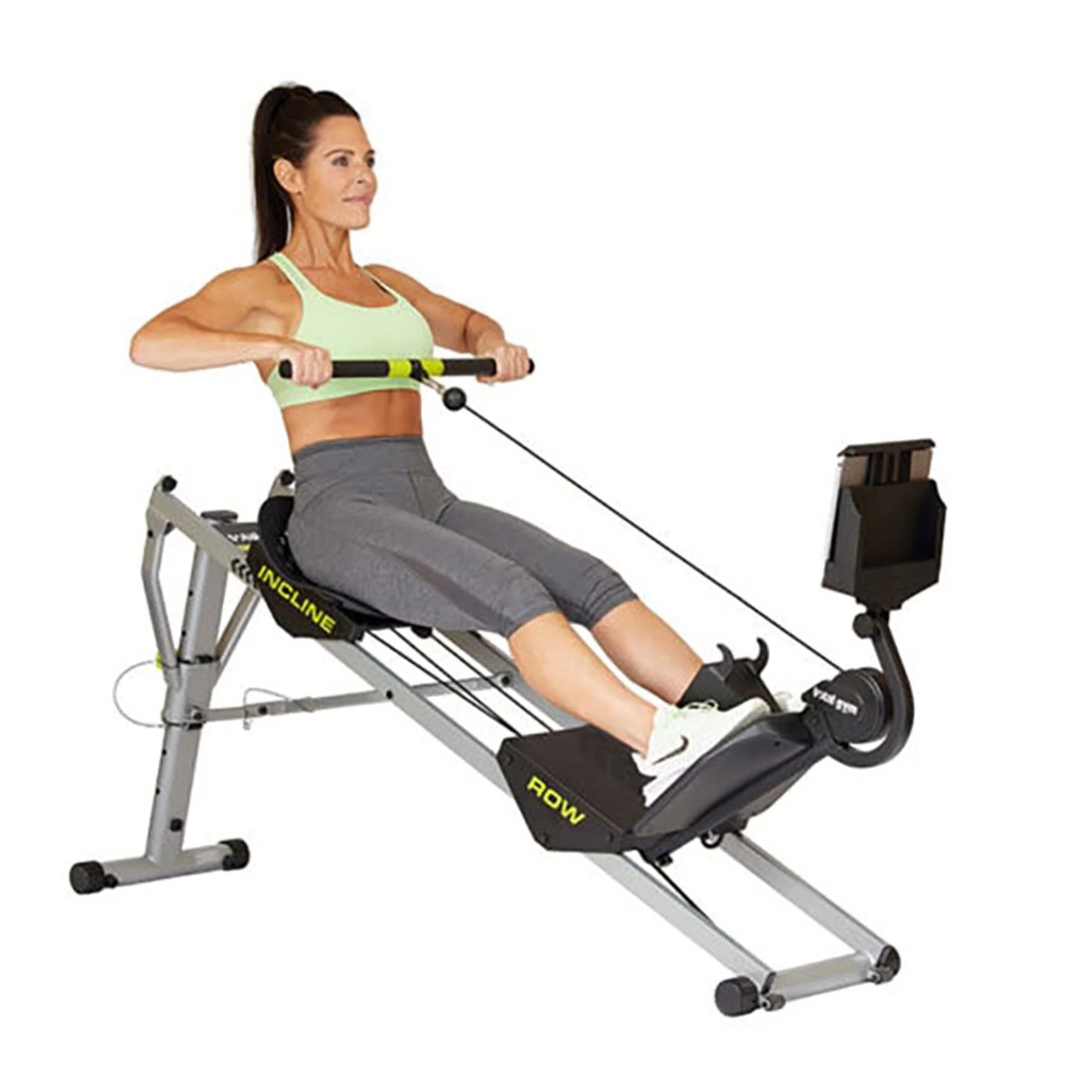 Total Gym Ergonomic Folding Incline Rowing Machine with 6 Levels of Resistance - Image 2