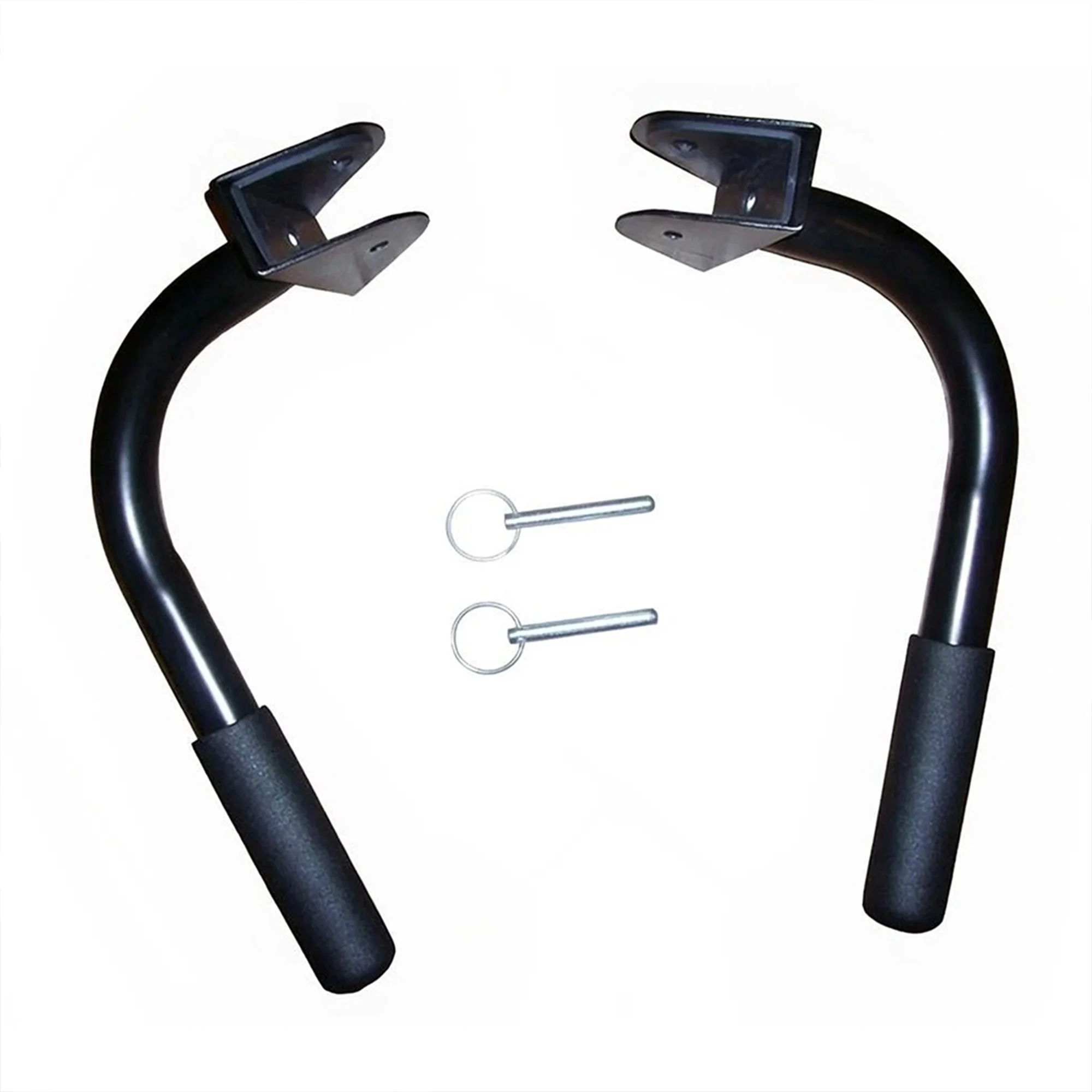 Total Gym Upper Body Press Up Bar Attachments for Home Workout Machines, Black - Image 6