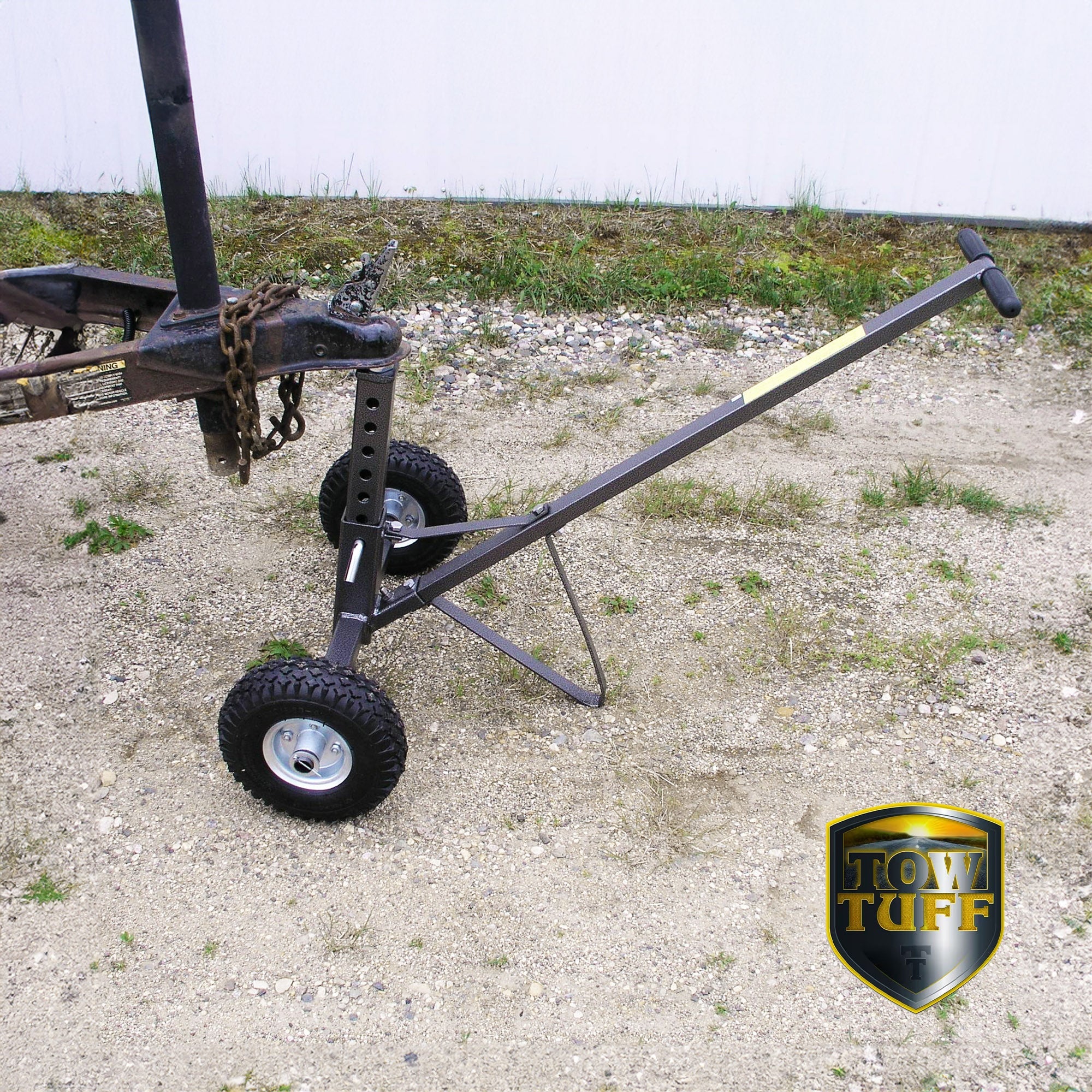 Tow Tuff TMD-600AFF Adjustable Solid Steel 600 Pound Capacity Trailer Dolly - Image 4