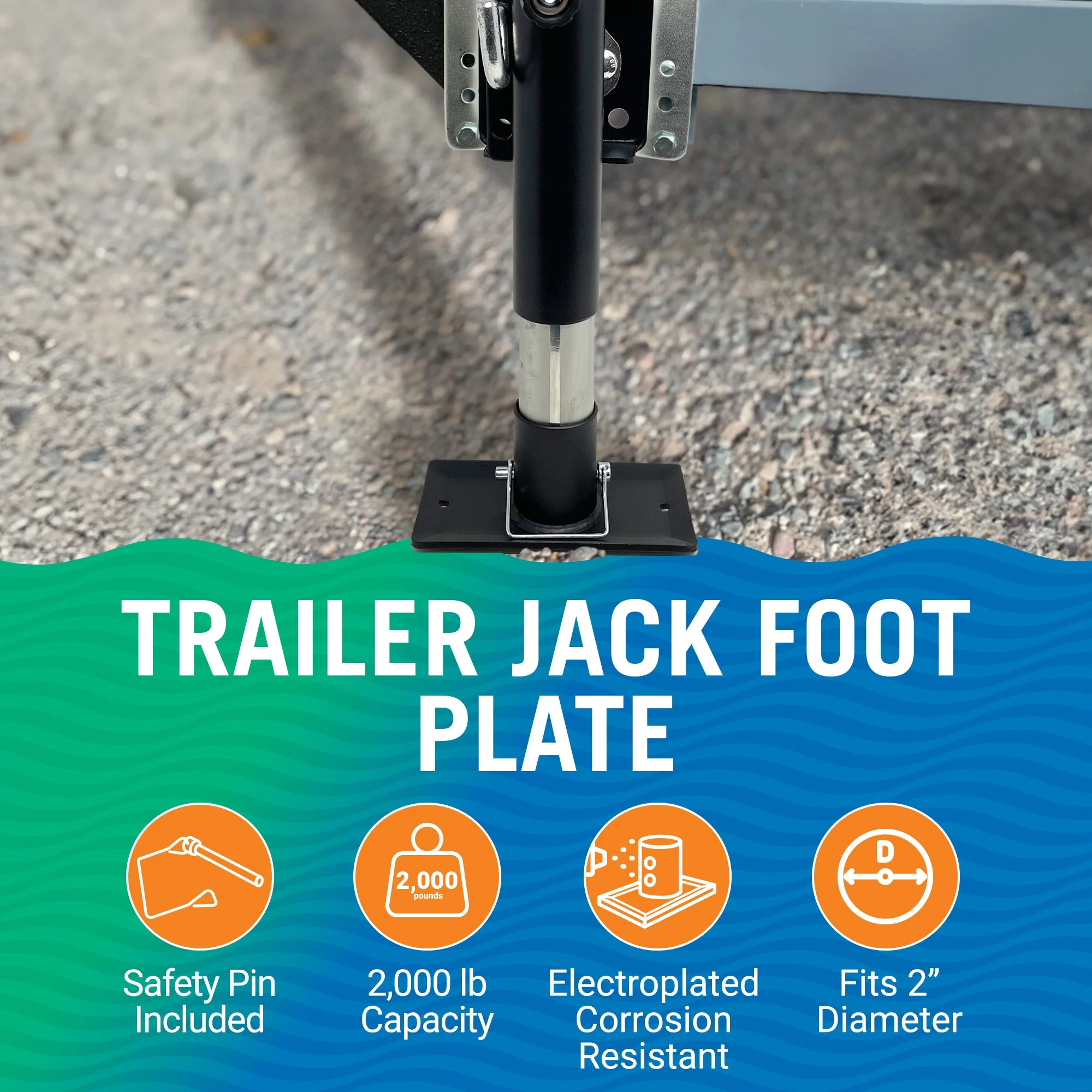 Trailer Jack Foot Plate - Image 2