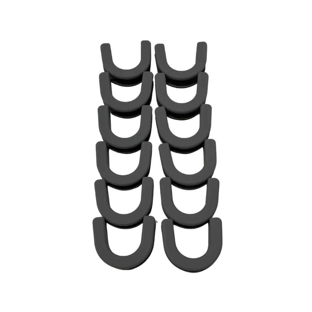 TRAPSKI Non-Skid Rubber Slot Inserts for Ski & Snowboard Racks – Gray 4-12 Packs - Image 16