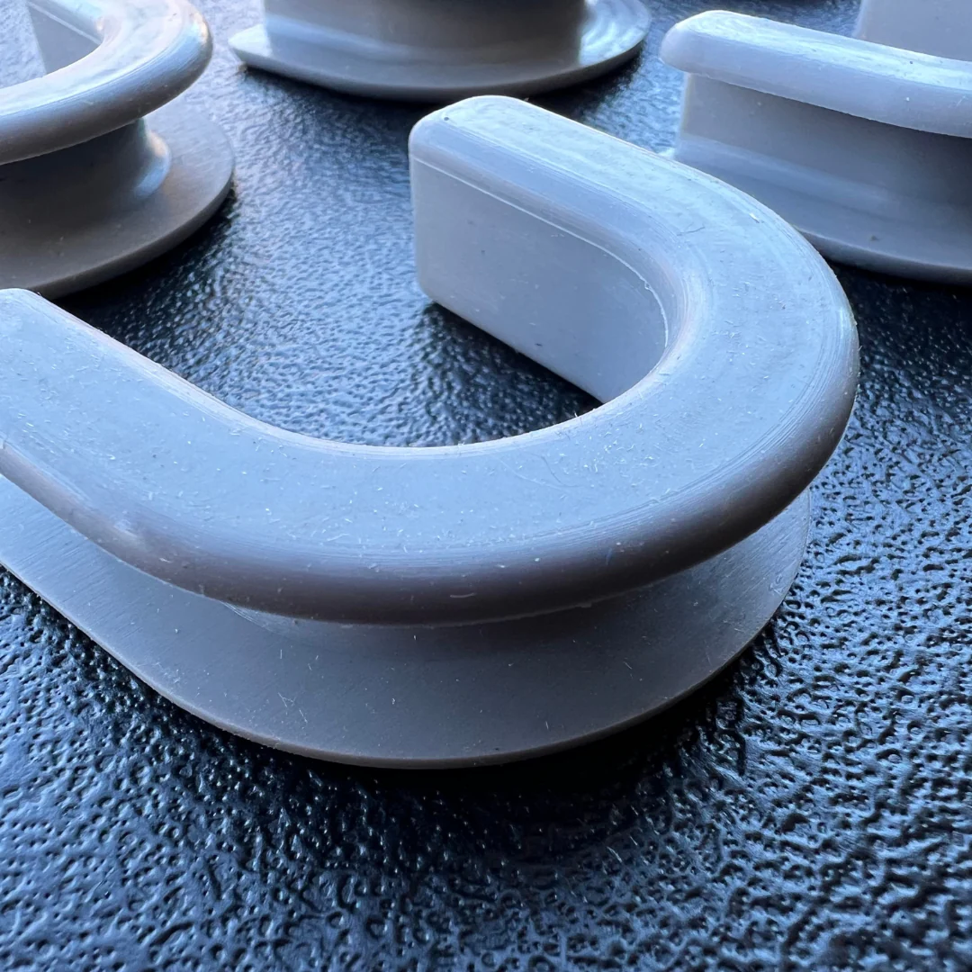 TRAPSKI Non-Skid Rubber Slot Inserts for Ski & Snowboard Racks – Gray 4-12 Packs - Image 3
