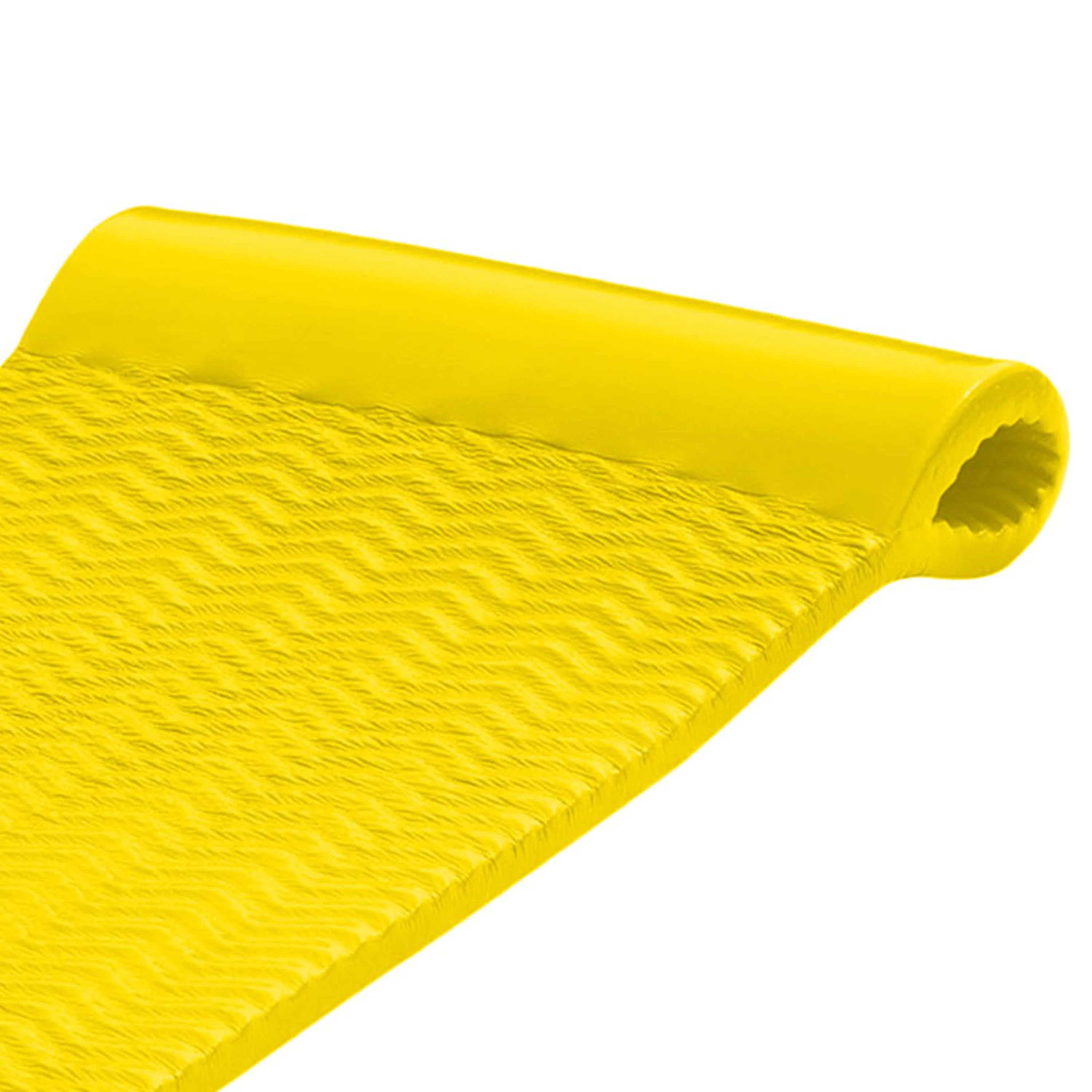 TRC Recreation Serenity 1.5" Thick Vinyl Foam Swimming Pool Float Mat, Yellow - Image 10