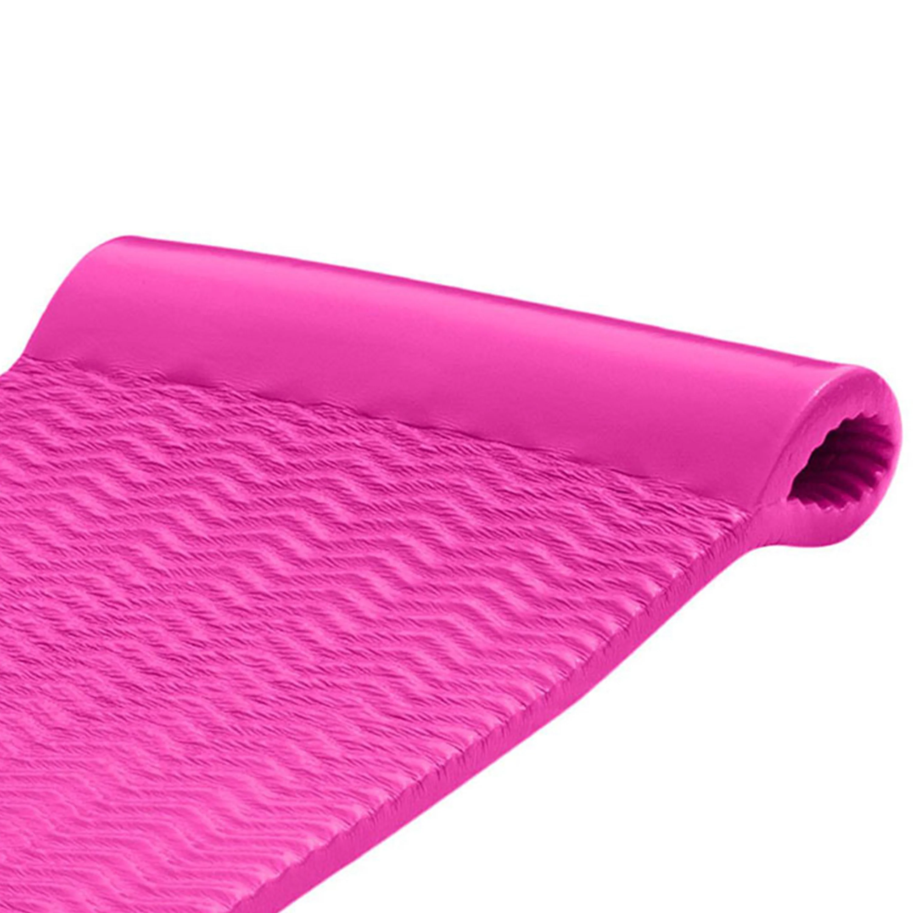 TRC Recreation Serenity 1.5" Thick Vinyl Swimming Pool Float Mat, Flamingo Pink - Image 8