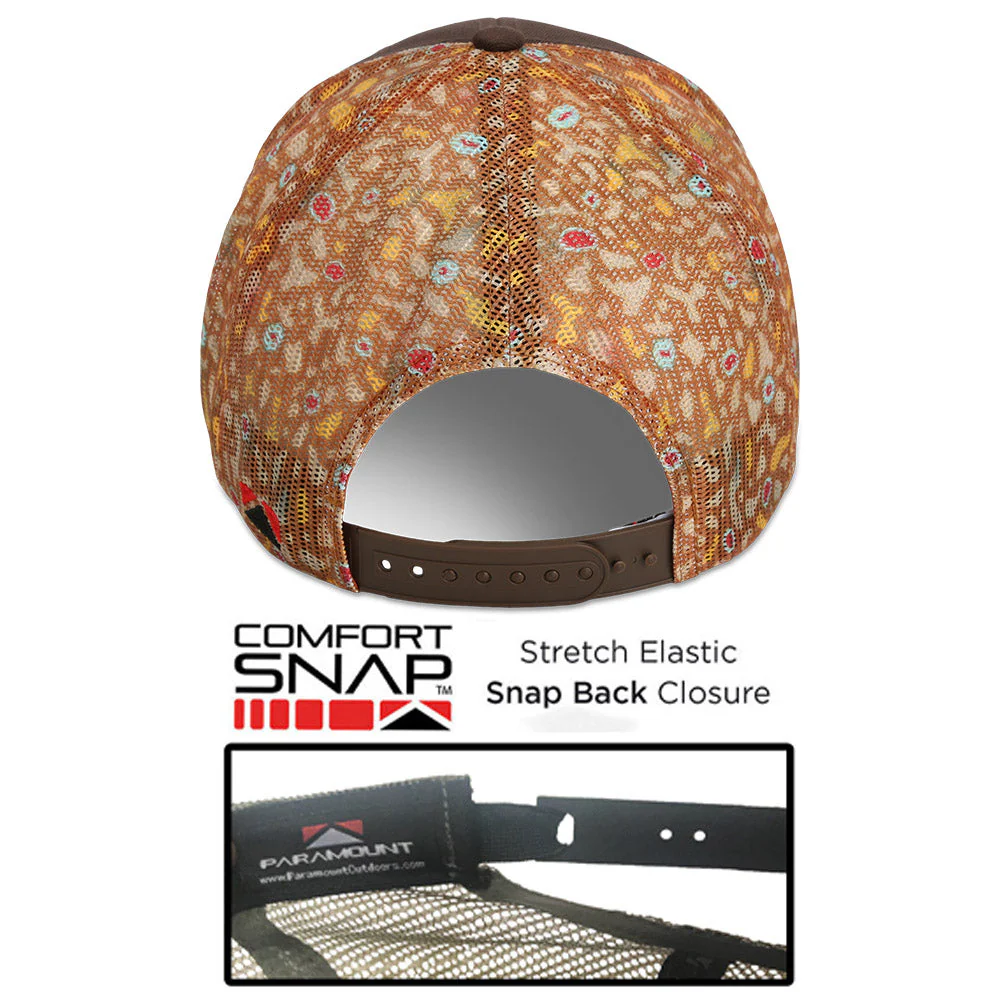 Trout Tongue Fly Fishing Hat Patch Mesh Back Rope Cap - Image 10