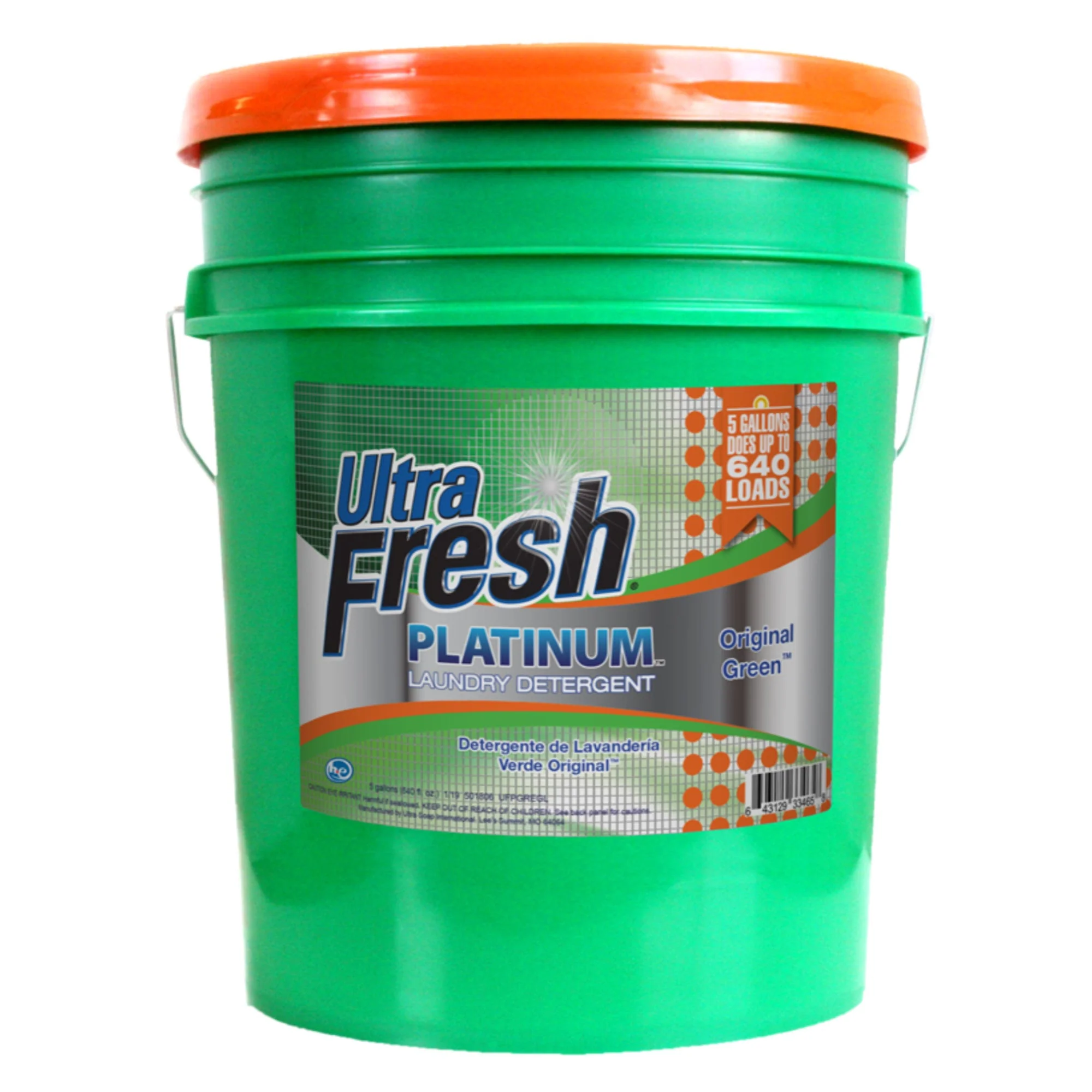 Ultra Fresh 3X Platinum 5 Gal Laundry Detergent, Up to 640 Loads, Original Green - Image 10