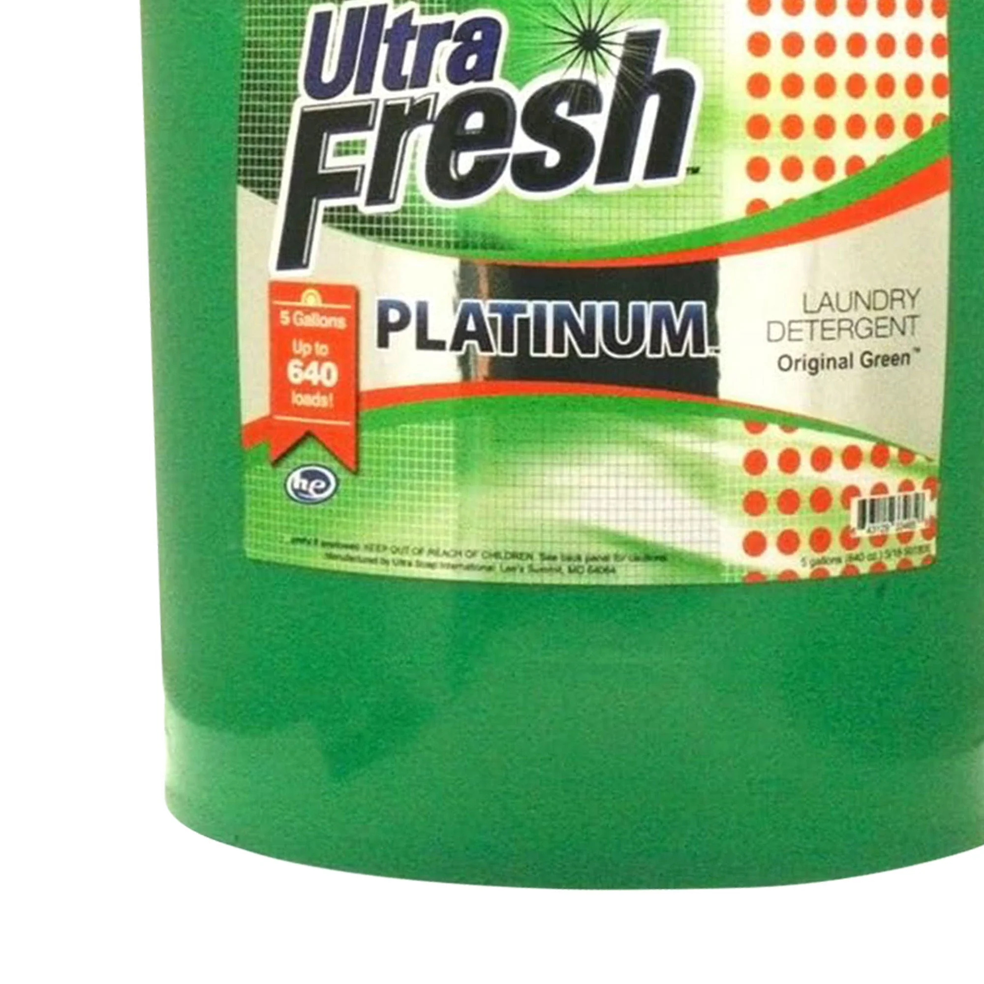Ultra Fresh 3X Platinum 5 Gallon Laundry Detergent, Up to 640 Loads (4 Pack) - Image 10