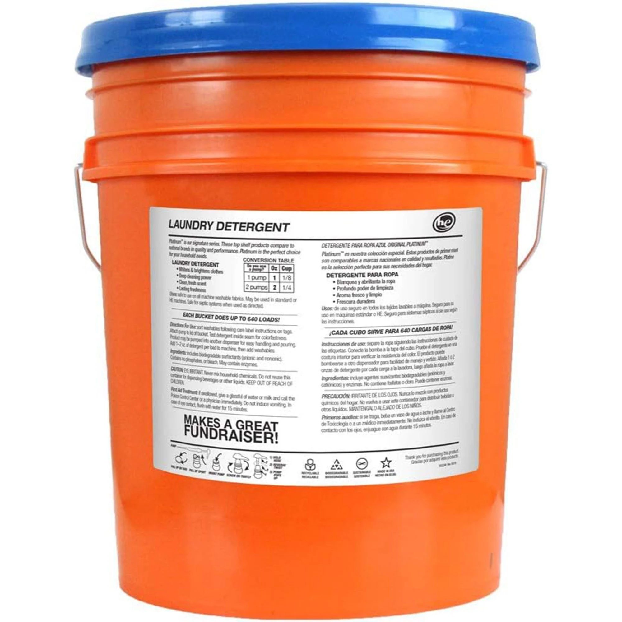 Ultra Fresh 6X Platinum 5 Gallon Laundry Detergent, Up to 640 Loads (2 Pack) - Image 10