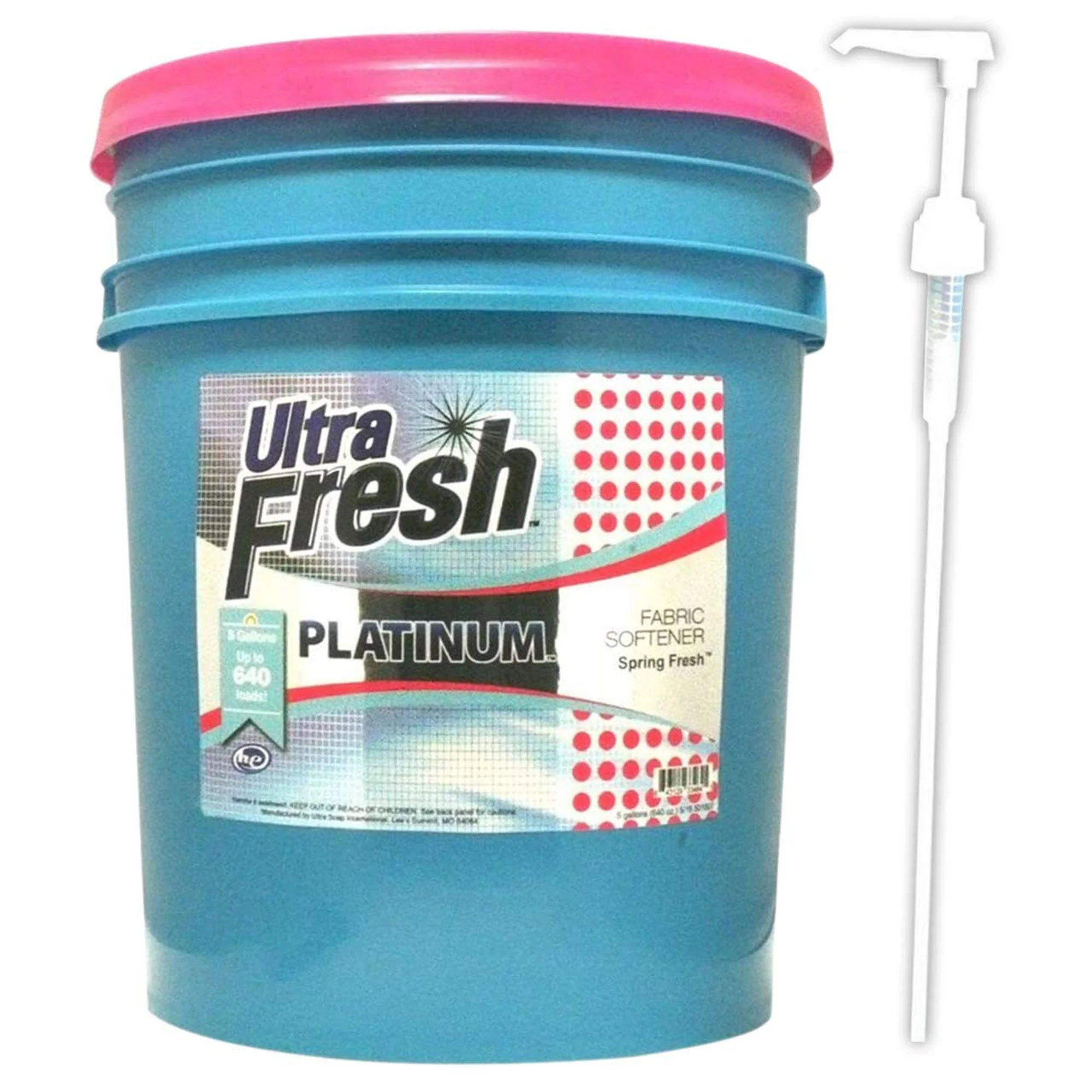 Ultra Fresh Platinum 5 Gal Spring Fresh Fabric Softener Up to 640 Loads (3 Pack) - Image 2