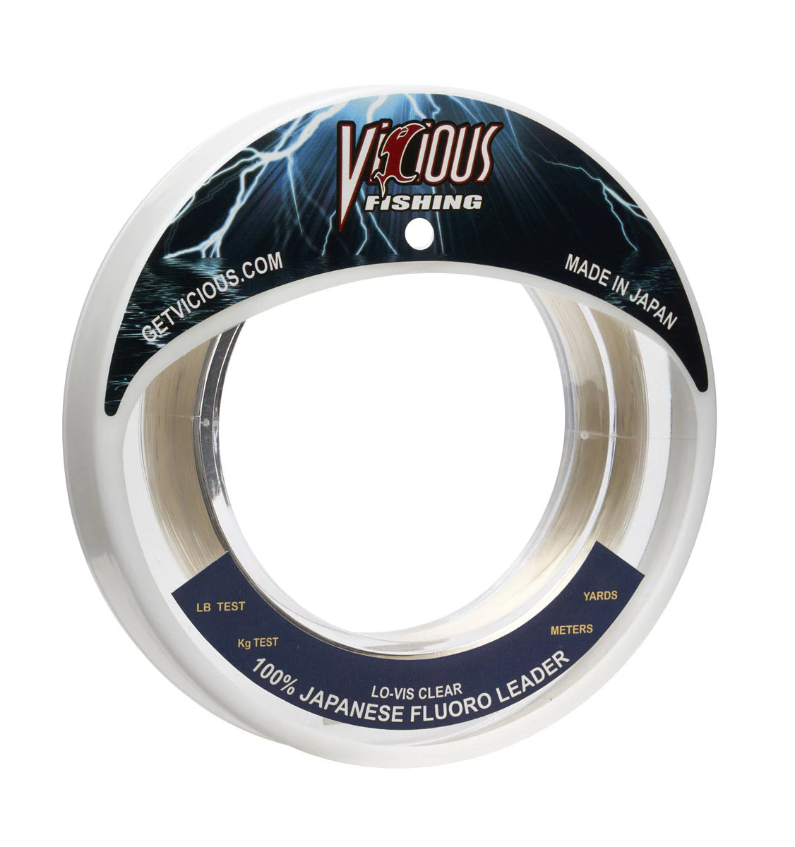 Vicious 100% Japanese Fluorocarbon Leader - 60 Lb Test - Image 2