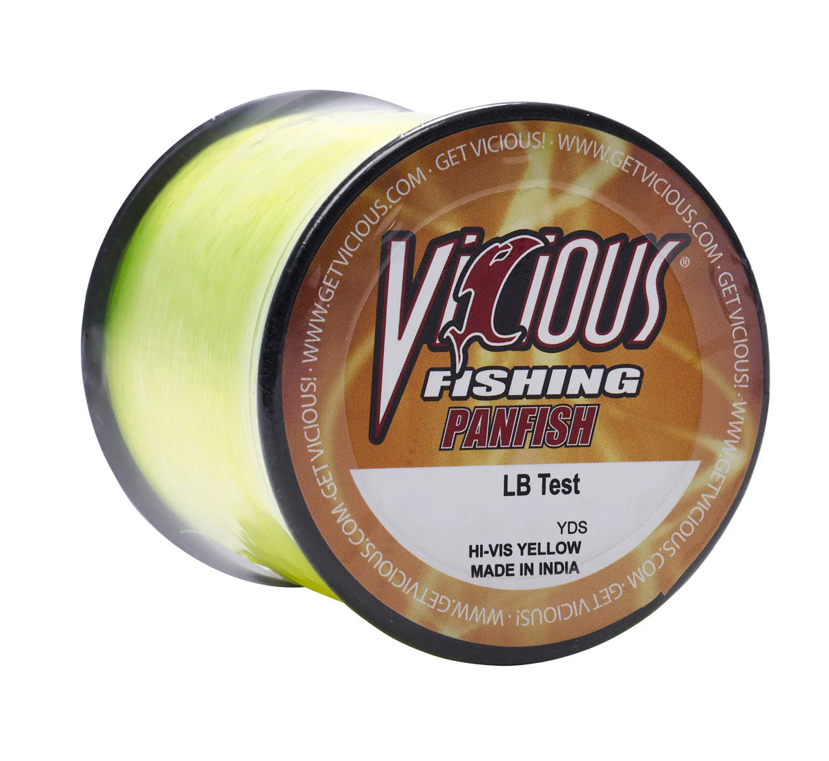 Vicious Panfish Hi-Vis Yellow Mono - 2 Lb Test - Image 7