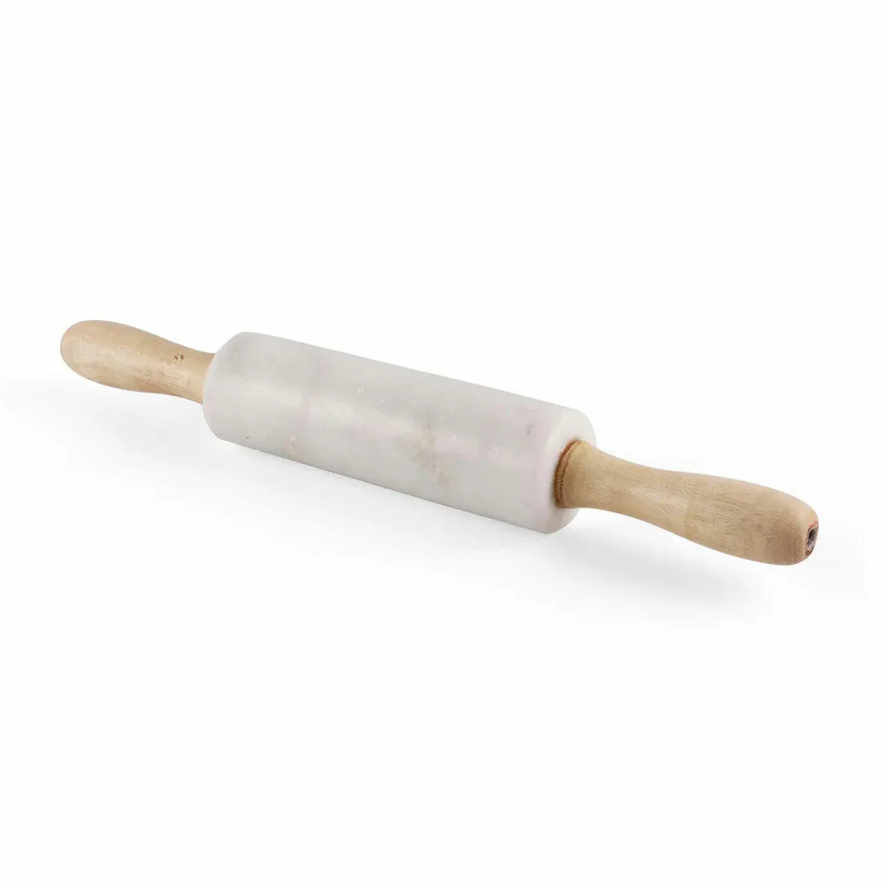 Vivace White Marble Wood Rolling Pin - Image 4