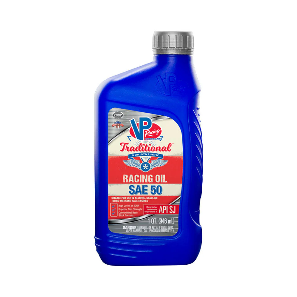 VP Racing Fuels 2685 Traditional Non Synthetic Racing Oil, Quart Bottle SAE 50 - Image 4