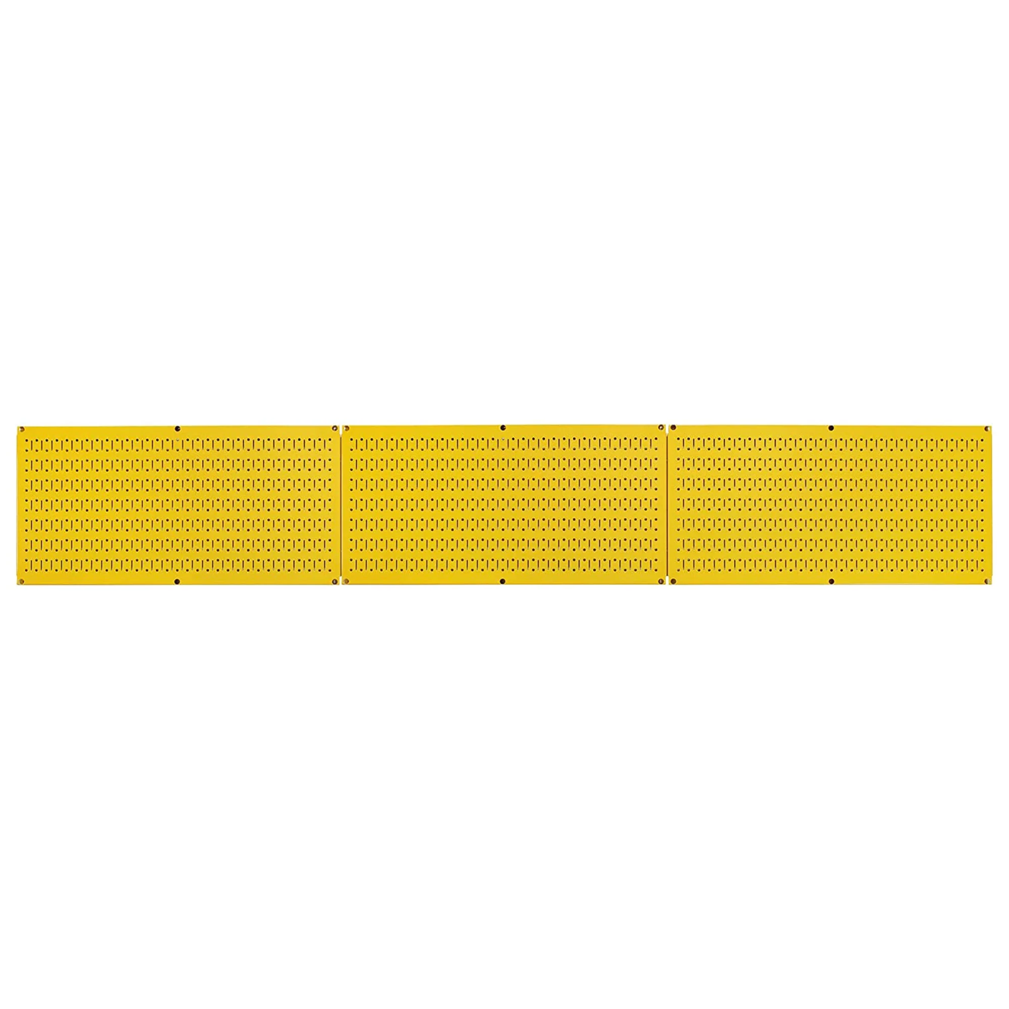 Wall Control 32"x16" Horizontal Pegboard Garage Tool Organizer, Yellow (3 Pack) - Image 2