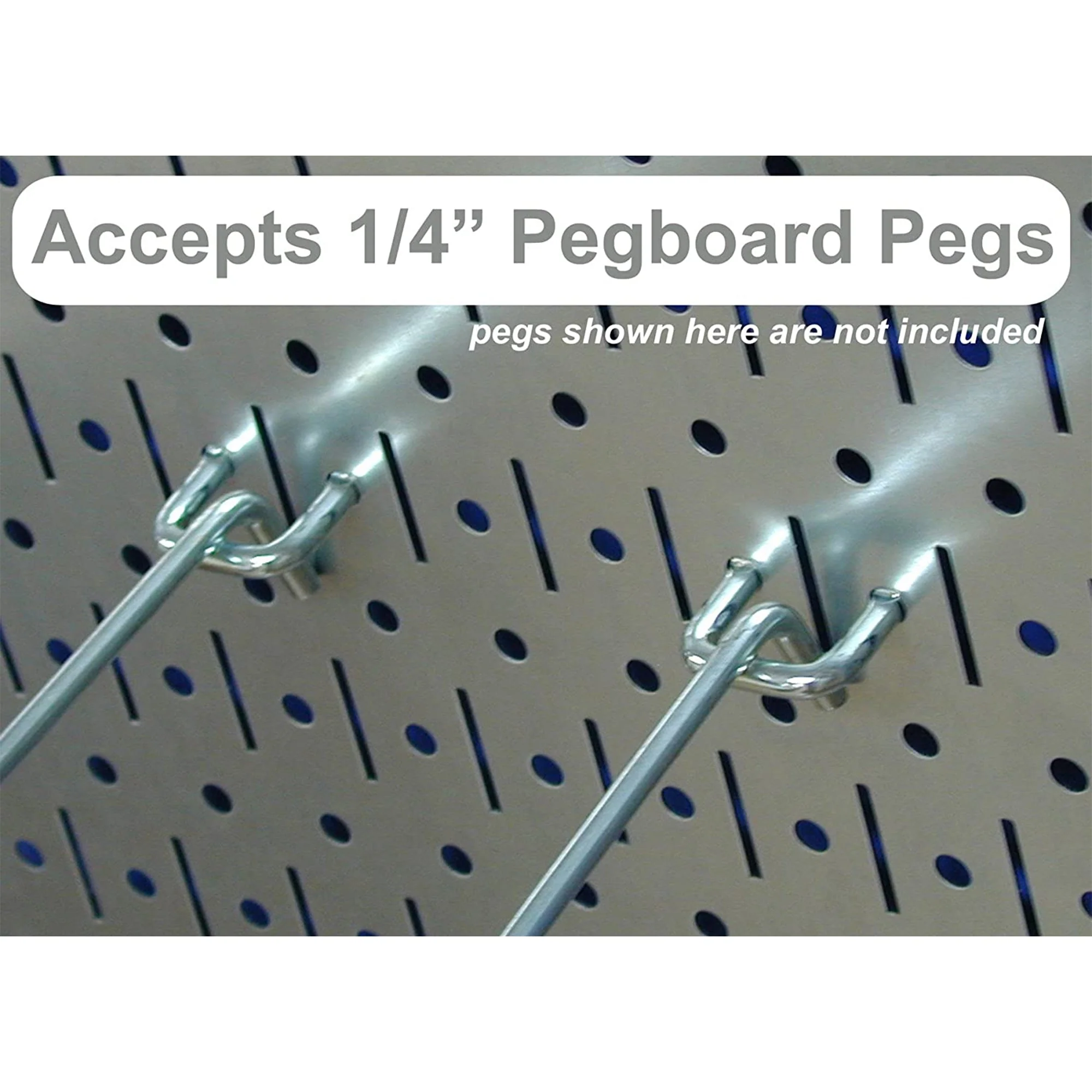 Wall Control 32"x16" Horizontal Pegboard Garage Tool Organizer, Yellow (3 Pack) - Image 6