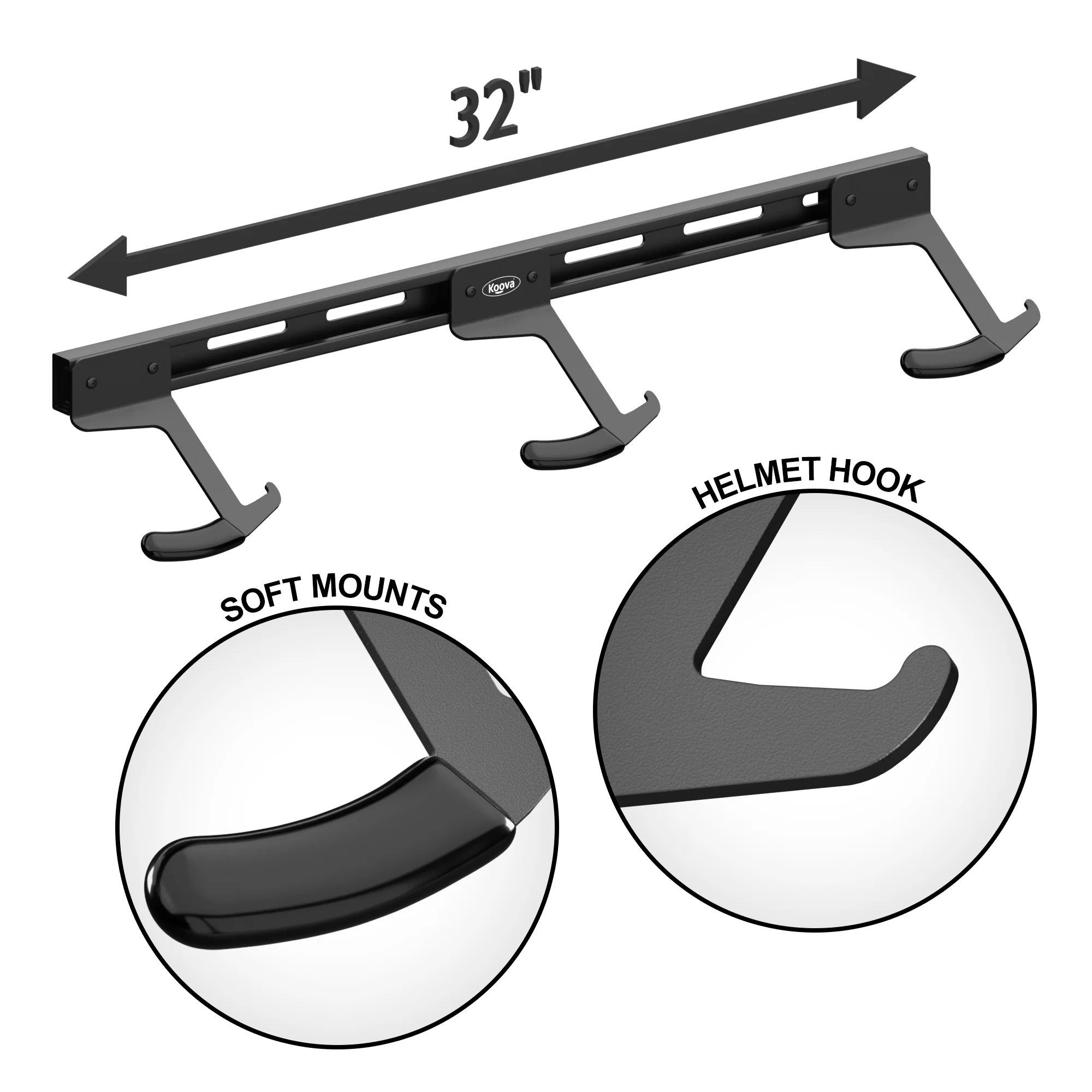Wall Mounted Bike Rack for 3 Bikes - Image 2