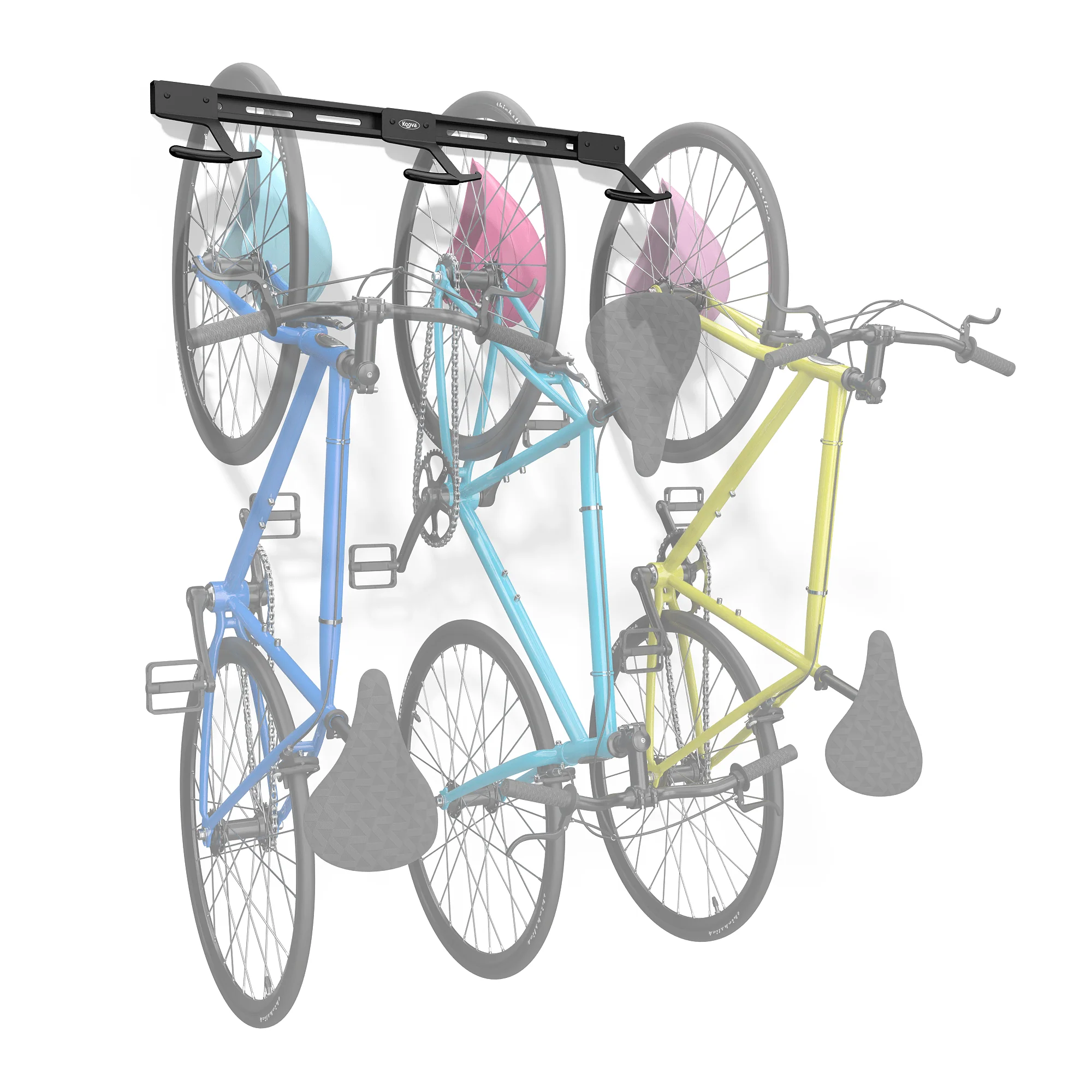 Wall Mounted Bike Rack for 3 Bikes - Image 3