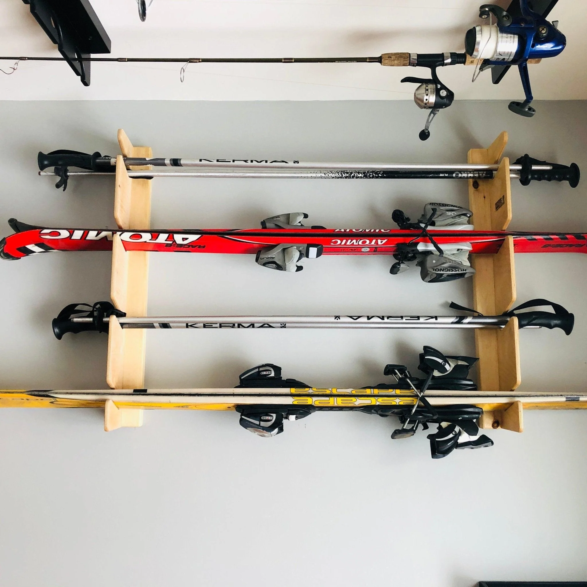 Wall-Mounted Ski Rack - Image 6