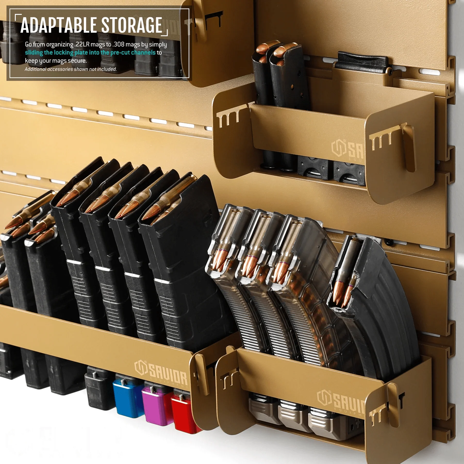 Wall Rack System - Universal Mag Holder (Multiple Sizes) - Image 2