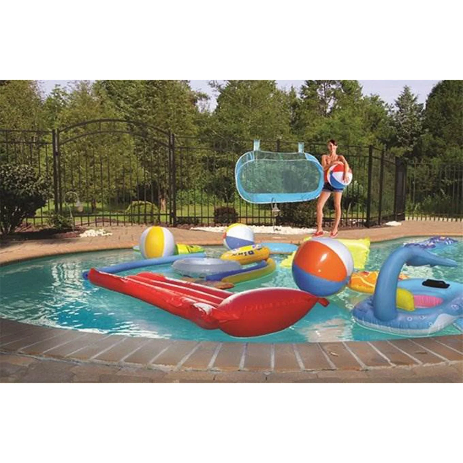 Water Tech Pool Blaster Swimming Pool Raft Float Inflatables Toy Pouch Holder - Image 2