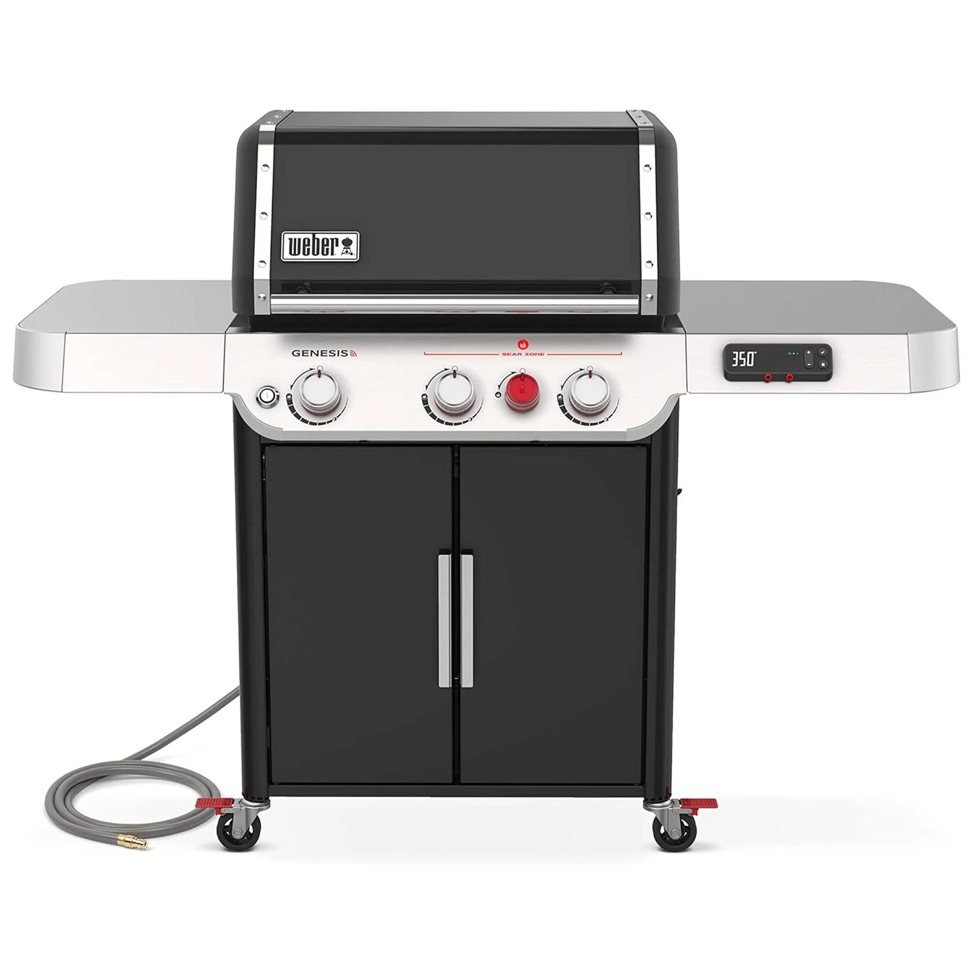 Weber Genesis EX-325s Outdoor 3 Burner Smart Natural Gas Barbecue Grill, Black - Image 10