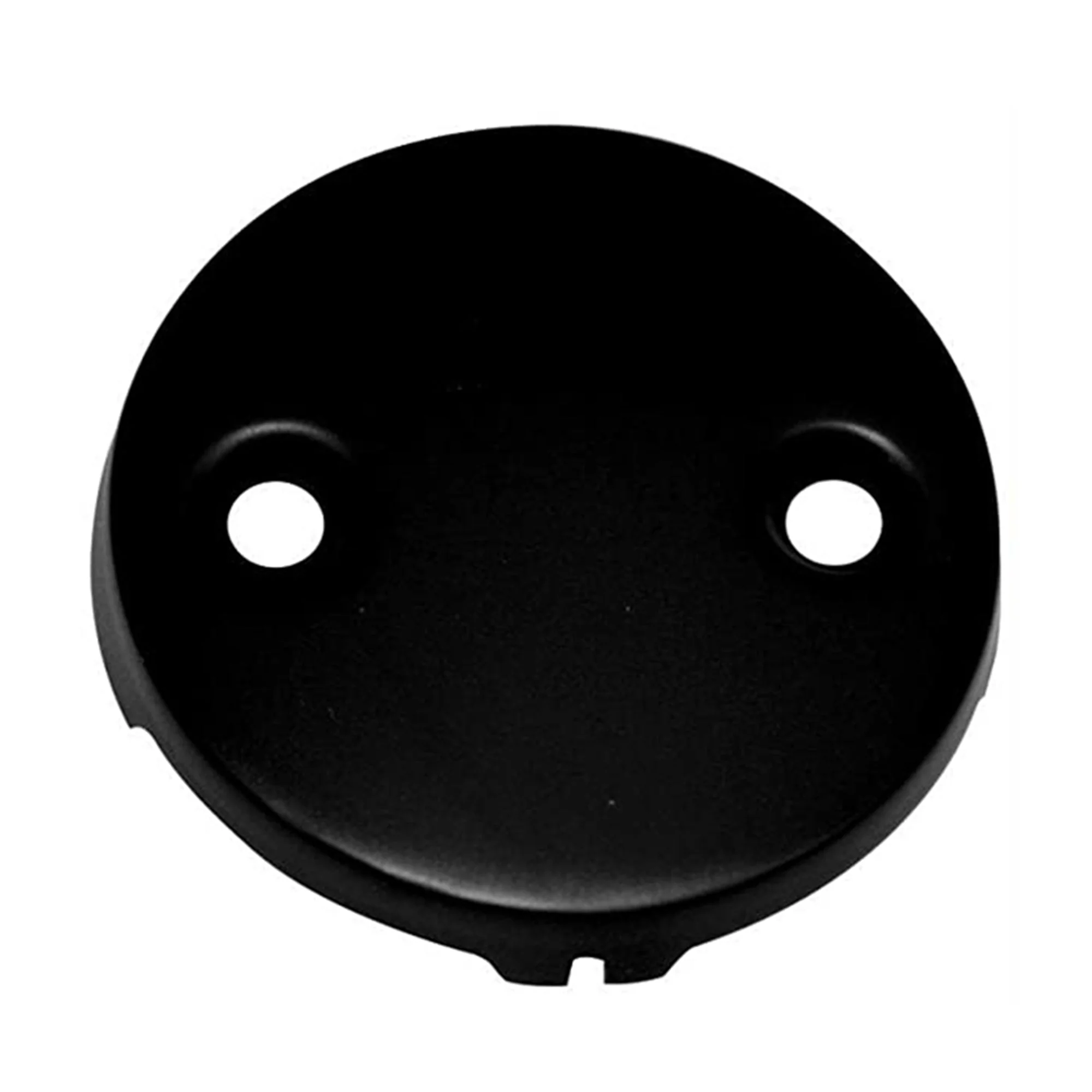 Westbrass 1.5 Inch Dia Twist & Close Bathtub Trim Set w/ 2 Hole Faceplate, Black - Image 3