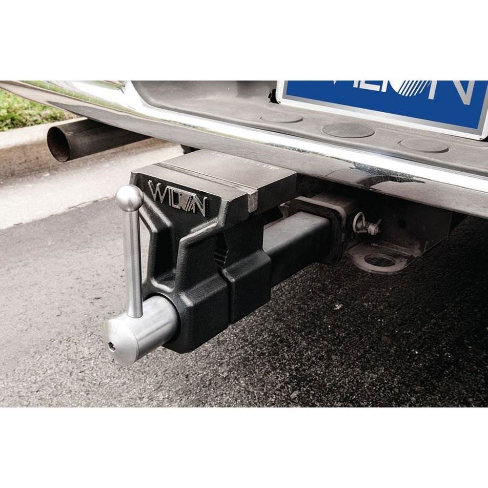 Wilton 5 Inch All Terrain Hitch Mounted Vise + 4 Pound HRS Steel Sledge Hammer - Image 3