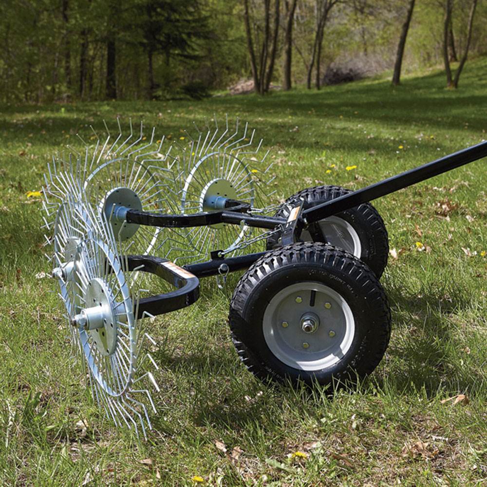 Yard Tuff Acreage Rake, Steel Tow Behind Dethatcher for Lawn & Garden, 48 Inch - Image 7