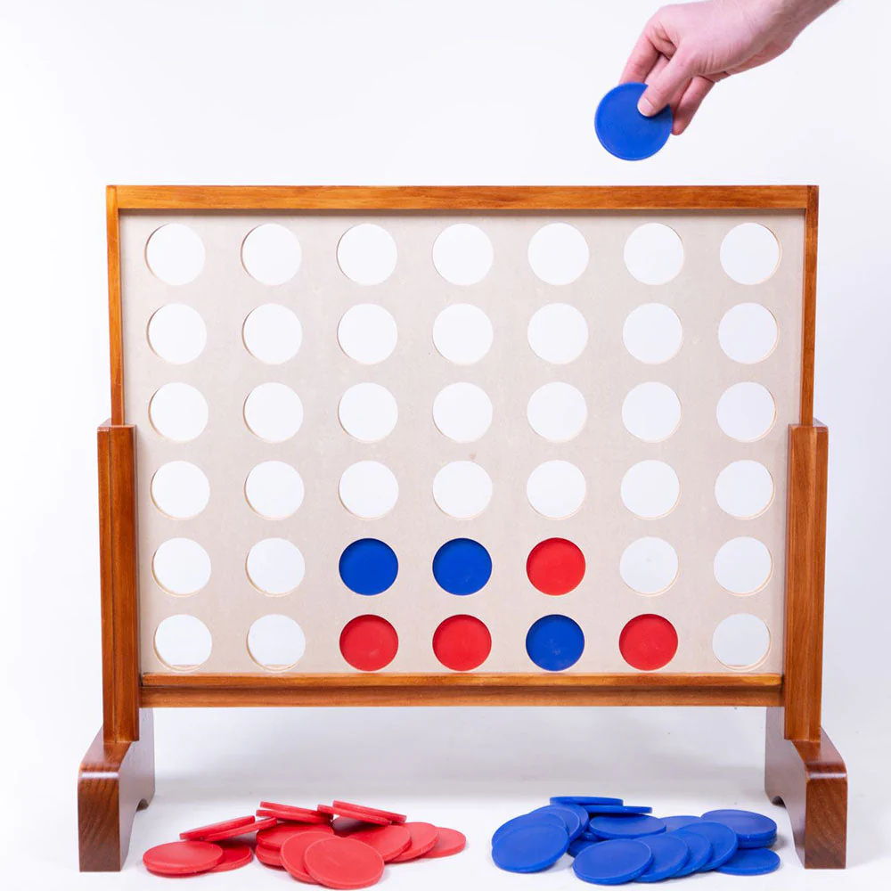 YardGames 1.8 x 2 Feet Large 4 Connect In a Row Backyard Lawn Multi Player Game - Image 2
